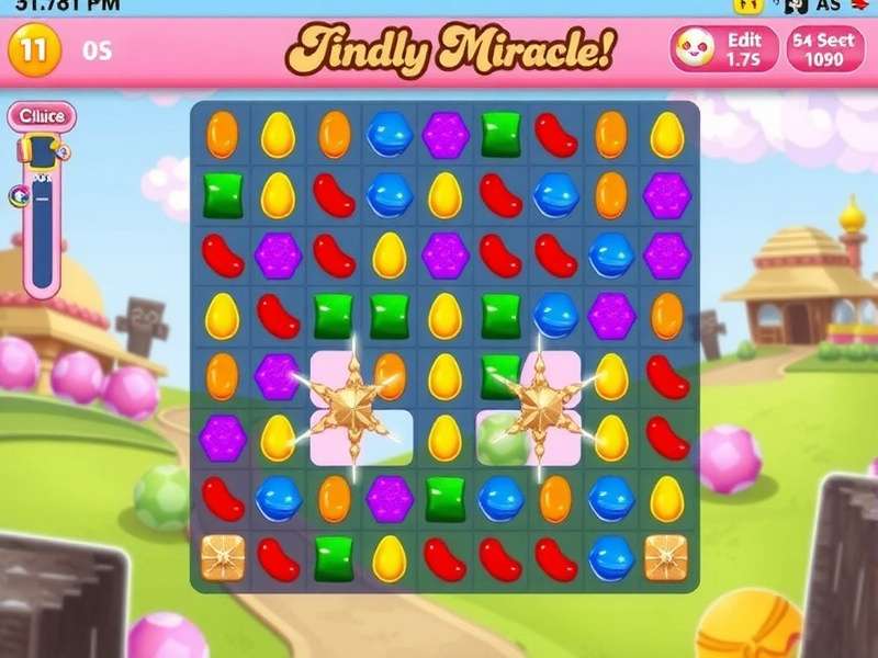 Candy Crush India Miracle Main Game Interface Candy Crush India Miracle Game Screen